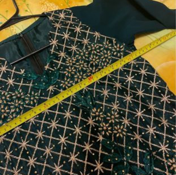 Eid outfit indian Pakistani embroidery dress suit 3 pieces suit - Picture 7 of 11